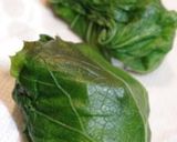 根菜ときのこの蕗の葉包み蒸し作り方6写真