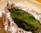 根菜ときのこの蕗の葉包み蒸し作り方8写真