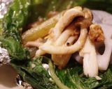 根菜ときのこの蕗の葉包み蒸し作り方9写真