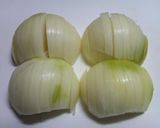 タマネギとウインナーのスープ(鶏ガラ)作り方1写真