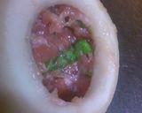 かぶの豚ひき肉詰め　和風作り方4写真