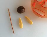 キャラ弁＊ゆで卵でポムポムプリン作り方1写真