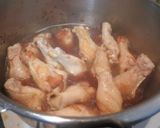 ☆ポン酢を使って☆鶏手羽元の煮物♪作り方3写真