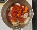 塩麹鶏と野菜のトマト味噌スープ作り方4写真