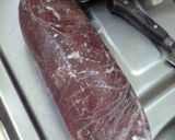 鹿肉の赤ワイントマト煮作り方1写真