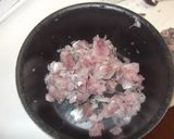 アジとゴボウの梅風味作り方1写真