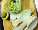*エリンギとアボガドソースのホイル焼き*作り方1写真