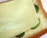 簡単☆きゅうりチーズサンド377Kcal作り方3写真