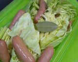ルクエ☆キャベツとウィンナーのスープ煮作り方3写真