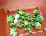 ベーコンと野菜の豆乳スープ作り方1写真