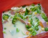 ベーコンと野菜の豆乳スープ作り方8写真