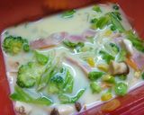 ベーコンと野菜の豆乳スープ作り方9写真