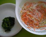 ナムルをのせたキムチ焼き飯バーグ作り方1写真