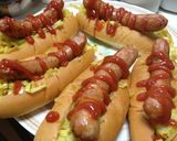 朝食にホットドック作り方10写真