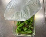 【ピーマンと切り昆布のワサビ醤油漬け】作り方4写真