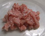 蒟蒻と豚肉のピリ辛炒め作り方2写真