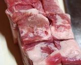 豚と根菜の甘辛煮作り方1写真