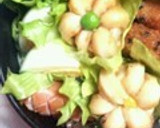 ぶきっちょさんの　❀ちくわフラワー❀　作り方16写真