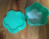 デコ弁＊お花の重ねご飯＊作り方1写真