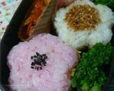 デコ弁＊お花の重ねご飯＊作り方2写真