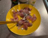 ビールが進む…簡単アジのカルパッチョ風作り方3写真
