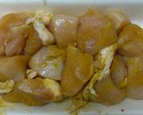 鶏肉としめじのカレー風味煮作り方1写真