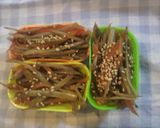 レンジで5分☆お弁当用☆きんぴらごぼう作り方7写真
