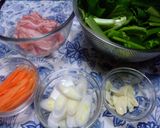 ❤豚肉と小松菜の塩だれ中華風肉野菜炒め❤作り方1写真