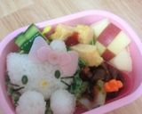 ☆キャラ弁☆簡単キティちゃん作り方4写真