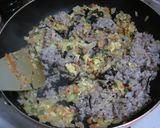 簡単◎●ごま油風味のひじきチャーハン作り方5写真