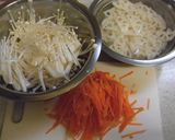 レンコンとエノキで人参しりしり風作り方1写真