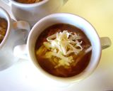 豆腐入り♪オニオングラタンスープ作り方4写真