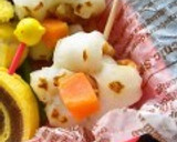 ぶきっちょさんの　❀ちくわフラワー❀　作り方15写真
