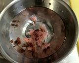 おやじ犬の桜とそら豆の春色おこわ作り方1写真