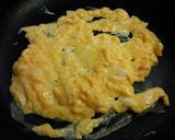 魚肉ソーセージ入りのスクランブルエッグ♪作り方3写真