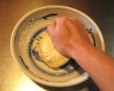 ハンガーを活かして作る手延べうどん作り方3写真