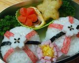 キャラ弁＊手まりにぎり弁当＊作り方4写真