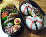 キャラ弁＊手まりにぎり弁当＊作り方5写真