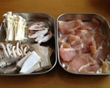 鶏ムネ肉ときのこの芝麻醤炒め作り方1写真