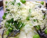 葱×玉葱×塩昆布のトースト　ポン酢風味作り方5写真