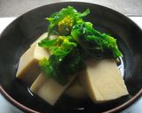 菜の花とやわらか～い高野豆腐で春煮～♪作り方7写真