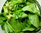 豚肉・ホウレン草・卵の塩麹×塩昆布炒め作り方2写真