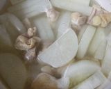 鶏肉と大根とうどの煮物作り方10写真