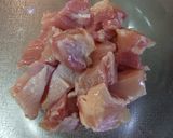 鶏肉と大根とうどの煮物作り方2写真