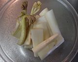 鶏肉と大根とうどの煮物作り方6写真