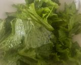 わさび菜の醤油ドレッシング和え😋作り方4写真