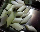 鶏むね肉とネギの炒め物作り方3写真