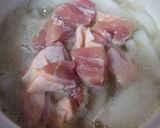 鶏肉と大根とうどの煮物作り方8写真
