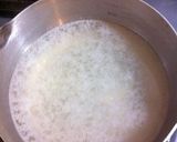 豚冷しゃぶのゆで汁で☆卵スープ作り方1写真