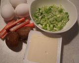 卵と豆腐としらすの蒸し煮作り方1写真